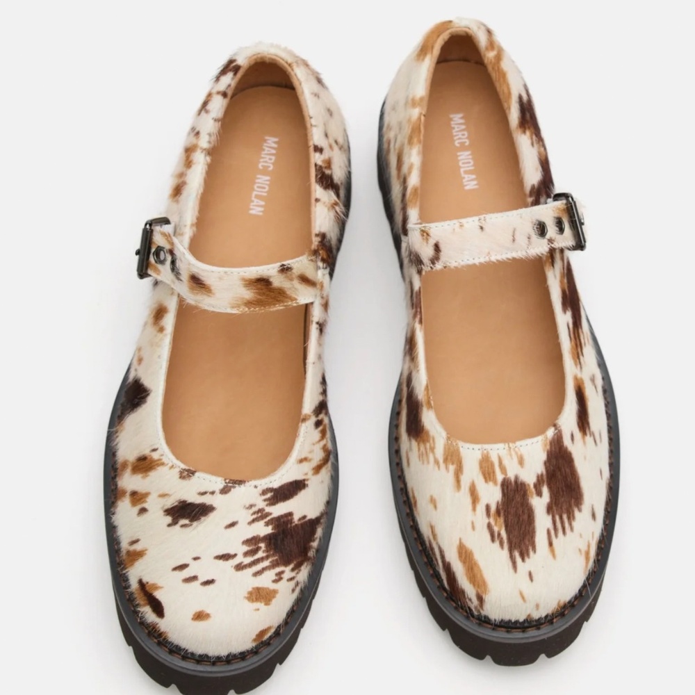 NIB Ponyhair Marc Nolan Mary Janes